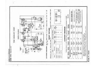 Crosley 43FB schematic circuit diagram